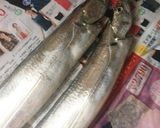 圧力鍋で煮魚 (太刀魚、さんま)作り方1写真