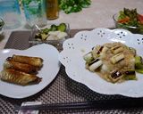焼きネギのカニあんかけ豆腐作り方4写真