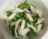 鶏ささみ＆きゅうりの梅ポン酢おかか和え作り方5写真