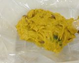 HMレンジ1分かぼちゃ小豆蒸しパン離乳食作り方2写真