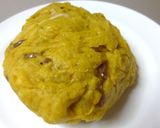 HMレンジ1分かぼちゃ小豆蒸しパン離乳食作り方3写真