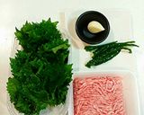ピリ辛!!大葉肉味噌♪作り方1写真
