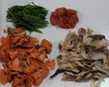 アジの干物と塩鮭の混ぜご飯作り方1写真