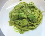 【絶品】アボカドとバジルのクリームパスタ作り方10写真