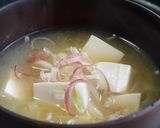 おいしい味噌汁（豆腐・みょうが）作り方4写真