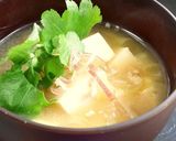 おいしい味噌汁（豆腐・みょうが）作り方5写真