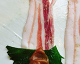 豚バラの梅しそ巻きと彩り野菜のせいろ蒸し作り方6写真