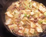 超簡単！オリジナル麻婆キャベ豆腐作り方4写真
