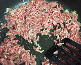 じゃが芋と挽肉の甘辛炒め〜エスニック風作り方3写真