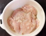 ムネ肉 もろ味噌バターホイル焼き作り方1写真