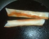 簡単スピードおつまみ★カレー味春巻き作り方4写真