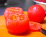 ベジココット☆魚介マリネINトマトカップ作り方1写真