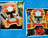 キャラ弁 アカニンジャー 超絶作り方10写真