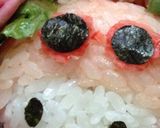 キャラ弁 マイメロディー 夏バージョン作り方3写真