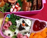 キャラ弁 オラフ 夏バージョン作り方4写真