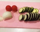夏野菜とキノコのカレー炒め作り方1写真