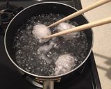 とろ〜り♡半熟卵と手羽元の甘辛煮作り方1写真