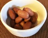 豆と南瓜の煮物作り方1写真