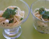 簡単冷製からすみのパスタ作り方4写真