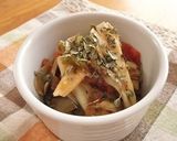 レンジで♪舞茸とトマトのケチャップ煮作り方8写真