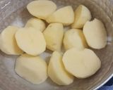 簡単！オカンのモロッコ豆とジャガイモ煮！作り方2写真