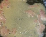お豆腐クリームのカルボナーラ風パスタ作り方2写真