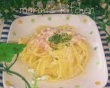 お豆腐クリームのカルボナーラ風パスタ作り方5写真