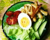 カリッとお揚げのサラダきつねうどん作り方5写真