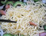 ゴーヤのスパイシー焼きそば作り方4写真