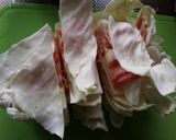 大根おろしでキャベツともやしの豚重ね蒸し作り方2写真