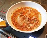 大豆ミートで懐かしぃ〜肉味噌かけうどん作り方3写真