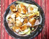 焦がし白菜と鶏モモの香り焼き作り方7写真