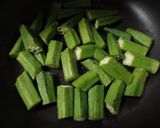 オクラと白身魚の簡単ソテー☆和風みそ味作り方2写真