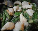 オクラと白身魚の簡単ソテー☆和風みそ味作り方4写真