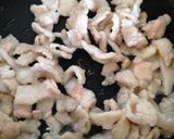 豚バラ&茄子のピリ辛あんかけ麺♡作り方3写真