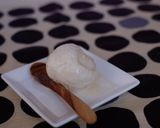 バニラアイスのオリーブオイルがけ作り方1写真