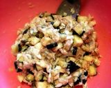 なすびボートな肉詰め作り方1写真