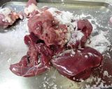 鶏レバーの味噌赤ワイン煮作り方2写真