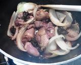 鶏レバーの味噌赤ワイン煮作り方4写真