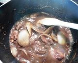 鶏レバーの味噌赤ワイン煮作り方5写真