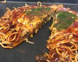麺パリ半熟たまごの広島お好み焼き作り方9写真