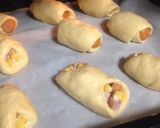 ソーセージ&コーンパン。ヘルシオ使用作り方11写真
