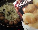 ミートボールのクリームスパゲティ作り方3写真
