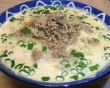 牛乳味噌ラーメン【サッポロ一番】作り方4写真