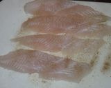 白身魚（パンガシウス）のフライのり弁風作り方3写真