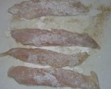 白身魚（パンガシウス）のフライのり弁風作り方4写真