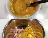 ツナとコーンで焼きチーズカレーのトースト作り方2写真
