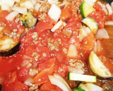 夏野菜 ミートソース フライパンで簡単作り方3写真