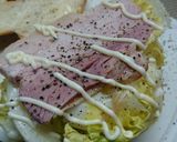 ベーコンレタス、クロワッサンサンド。作り方1写真