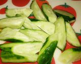 胡瓜とかつおと梅のお漬物作り方1写真